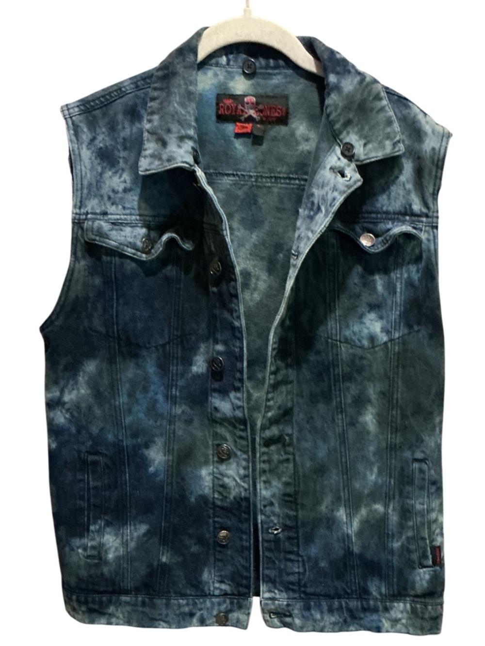 Royal Bones Men’s Sleeveless Tye Dye Vest